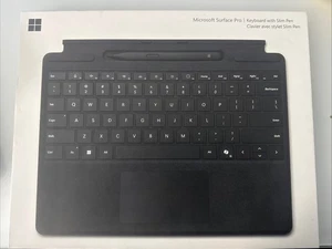 Microsoft Surface Pro Keyboard and Slim Pen for Pro Copilot+ 11th Edition, Black - Picture 1 of 1