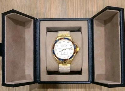 NEW TRUMP 18K GOLD VICTORY JEWEL WATCH WHITE 500 MADE NUMBERED LIMITED  - Image 1 of 4