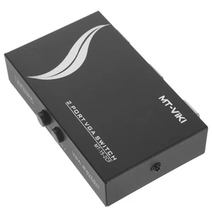 Portable 2 In 1 Out 2-Port VGA Box Splitter for PC /DVD Player /TV /LCD Monitor - Afbeelding 1 van 12