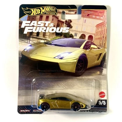 Hot Wheels Premium FNF Lamborghini Gallardo LP 570-4 Superleggera Real Riders Foto 1 de 4