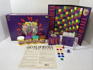 Vtg 1993 Classic Claymania Board Game Replacement Modeling Clay - Picture 1 of 24