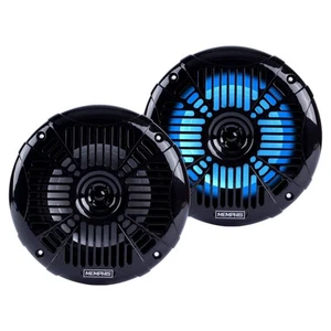 Audio MXA602SLB MXA OEM Fit 6.5" Marine Grade Coaxial Speakers, Black with Bl... - Picture 1 of 7