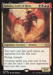 Rakdos, Lord of Riots - Commander: Duskmourn: House of Horror DSC - 230 - MTG - Imagen 1 de 2
