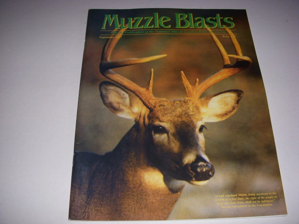 MUZZLE BLASTS Magazine, September, 1997, FLINTLOCK PHEASANTS, MAINE'S BIG BUCKS! - Image 1 of 1