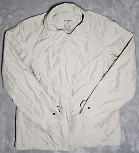 L.L. Giacca antipioggia Bean media full zip bottoni a pressione impermeabile beige 0JNP9 - Foto 1 di 12
