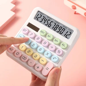Dopamine Candy Colored Desktop Calculator, High Beauty, Office, School, Student - Picture 1 of 24