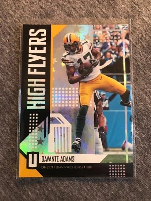 2018 Unparalleled Davante Adams High Flyers/200 Packers Fresno St. Mint CombS&H - Image 1 of 2
