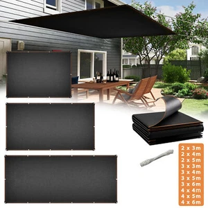 Sonnensegel Sonnenschutz Sonnendach Sonnennetz Balkon 150g/m² UV Schutz mit Seil - Bild 1 von 23