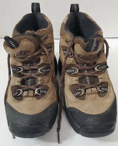 Z-Coil Women’s Hiking Shoes-Tan Spring Leather-Lace Up-HighTop Sz 5 Closed Heel - Picture 1 of 12