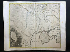 073 Antique Original 1745 map of Ukraine Kyiv Region by Joseph Nicolas de L'Isle