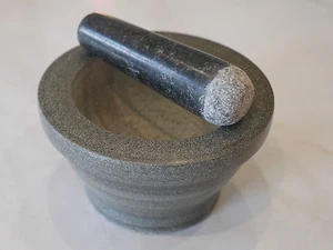 Großer Granit-Stein-Mörser - 4,9 Kg - Top & Neu XXXL !! - Bild 1 von 7