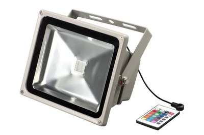 LED Outdoor Flood 30W RGB LED Fluter IP65 inkl. Fernbedienung Memory Funktion  - Bild 1 von 4