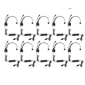 Jabra Biz 2300 Mono USB UC HSC015 Black Headsets Lot of 10 E4243 - Photo 1 sur 11