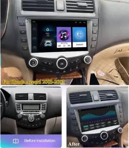 Stereo Navi WiFi Player 9" Android 11 Car Radio 1+16G For Honda Accord 2003-2007 - Foto 1 di 12