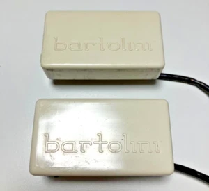 Bartolini 1C White Guitar Pickup Set - Picture 1 of 5