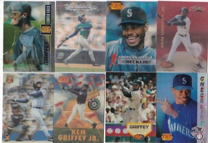 DA1: Sportflics Ken Griffey Jr., 3-D Baseball Card Lot - Eight (8) Diff -NMt-Mt - Picture 1 of 2