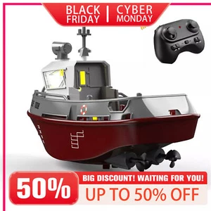 2.4 GHz 1:32 Ferngesteuertes Boot RC Boot 8 KM/H Dual Motor für Kinder Spielzeug - Bild 1 von 13