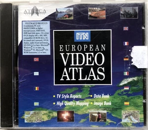 ITN European Video Atlas (PC CD-ROM Software, 1994) Windows 3.1 / 95 - VGC - Picture 1 of 4