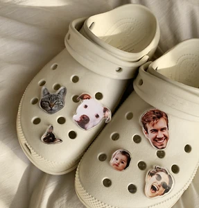 Custom Croc Shoe Charm with Photo – Personalized Jibbitz Acrylic Shoe Charms  - Picture 1 of 5