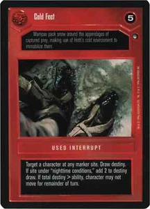 Cold Feet (Hoth-Limited) | Decipher Star Wars CCG | NM/LP - Picture 1 of 1