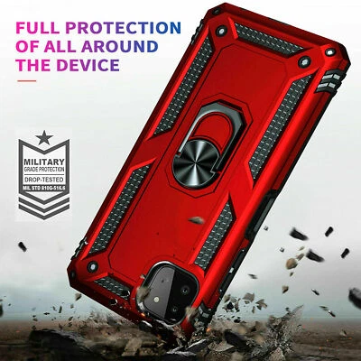 For Samsung Galaxy A25 5G Case Ring Kickstand Cover + Tempered Glass Screen - Image 1 of 4
