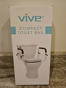 Toilet Safety Rail -Compact Support Frame with Handrail for Toilet Seat, Vive - Picture 1 of 7