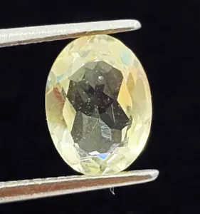 Certified 1.70 Ct Natural Yellow Heliodor Beryl Oval Cut Loose Gemstones - Picture 1 of 5