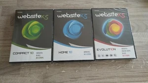 WebSiteX5 10 Web Builder Pages Sites CDS HOME EVOLUTION COMPAC JOBLOT BUNDLE X3 - Picture 1 of 1