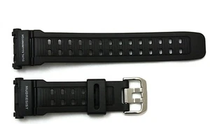 CASIO New Original Watch Band G-Shock Mudman G-9000 Black Rubber Strap G-9000-1 - Picture 1 of 3