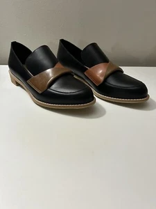 All Black Footwear Flatsash Cowman Leather Slip On Loafer Size 40.5 US 10 - Picture 1 of 7