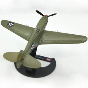 1:72 WWII USAAF Curtiss P-40 Warhawk Fighter Model Diecast Military Collection - Picture 1 of 6