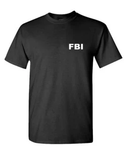 FBI - Camiseta de algodón para hombre de la oficina de deberes novedad - Imagen 1 de 4