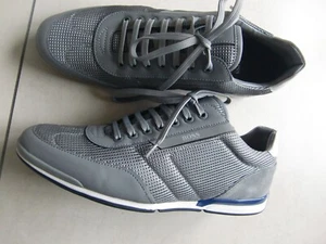 HUGO BOSS Herren Sneakers Saturn Lowp mest 50455313 Größe 42 Nagelneu - Bild 1 von 14