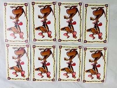 Dog Cards X8 Playing Piece Spares For Snorta Board Game Mattel - Image 1 of 2