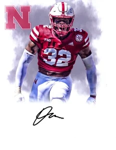 Ochaun Mathis Nebraska Cornhuskers signed Autogramm 8x10 Football Foto NFL b - Bild 1 von 1
