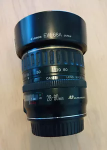 Canon EOS 28–80 f/3.5–5.6 / EF Lens, Ultrasonic / Metal Steel Mount / lens Hood - Picture 1 of 10