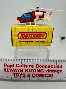 Matchbox vintage MB 46 Mission Chopper sceriffo elicottero in scatola - Foto 1 di 9