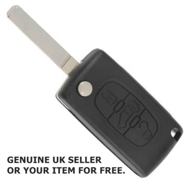fits CITROEN BERLINGO or PEUGEOT PARTNER VAN REMOTE KEY FOB CASE HQ VA2