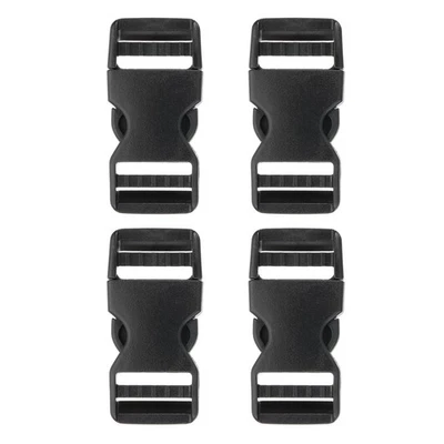 4pcs Quick Side Release Buckles 1" Dual Adjustable No Sewing Clips Snaps Foto 1 de 4