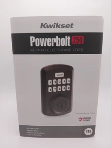 Powerbolt 250 10-Button Keypad Venetian Bronze Transitional Electronic Deadbolt - Picture 1 of 5