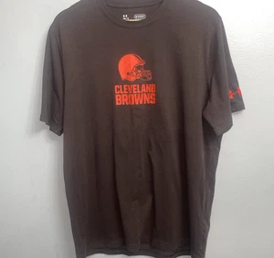 Camiseta Cleveland Browns/Hombre Mediana/Marrón/Bajo Armour NFL Combina Auténtica - Imagen 1 de 9