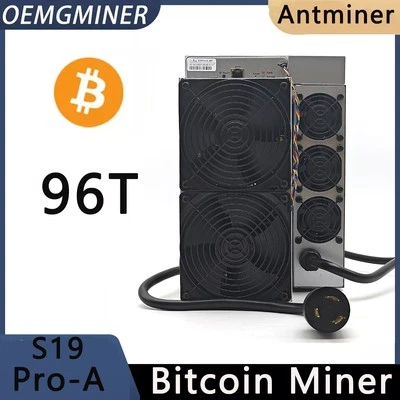 New Bitmain Antminer S19 Pro-A  96T 2832W BTC Mining Bitcoin Miner  Asic Miner - Image 1 of 4