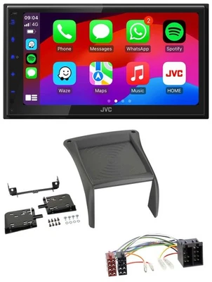 JVC Bluetooth 2DIN MP3 DAB USB Autoradio für Fiat Ducato (2002-2006) - Bild 1 von 4