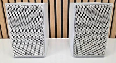 Revox Piccolo MK II Speakers Pair White 4 Ohm 50W Vintage HiFi Bookshelf Speakers - Image 1 of 4