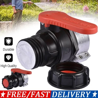 IBC Adapter Kugelhahn Tank Ablasshahn Ersatzkugelhahn IBC Absperrhahn +Klebeband - Bild 1 von 4