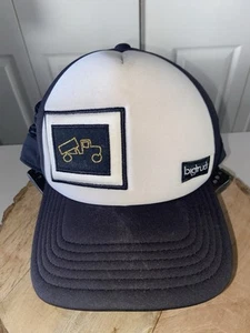 BigTruck NWOT Snapback Mesh Trucker Hat Cap baseball hat Black White - Picture 1 of 11