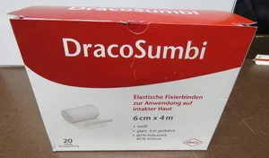 Dracosumbi Fixation 10 CM X 4 M Blanc (20 Pièce ) Neuf Emballage D'Origine - Bild 1 von 6