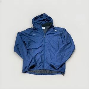 Men's SPORTHILL Symmetry Jacket Sz Medium Createx Blue Hood Running - Picture 1 of 8
