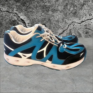 Speedo Womens Blue Black White Low Top Comfort Running Shoes Size 8 - Picture 1 of 9