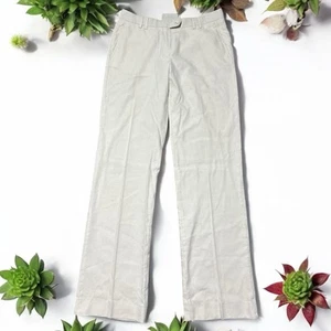 Luisa Beccaria Pants Size 42 Ivory Linen Cotton Tailored Wide Leg Made in Italy - Picture 1 of 8
